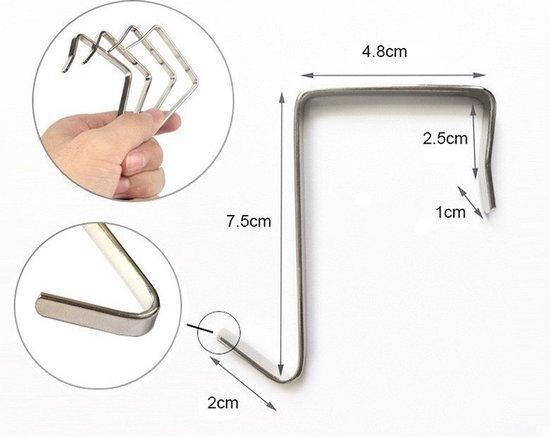 Hangende schoenenzak voor aan de deur – 24 vakken – Witte schoenen organizer – Deur opbergzak voor schoenen