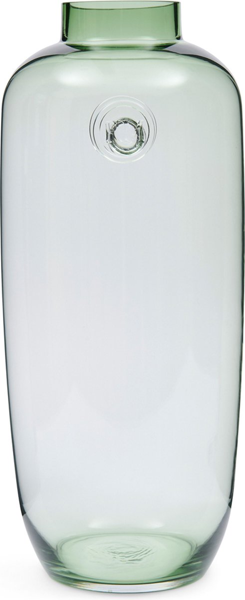 Riviera Maison Vaas Groen - Maël Bloemenvaas Gekleurd Glas - Glas - (ØxH) 21.5x50