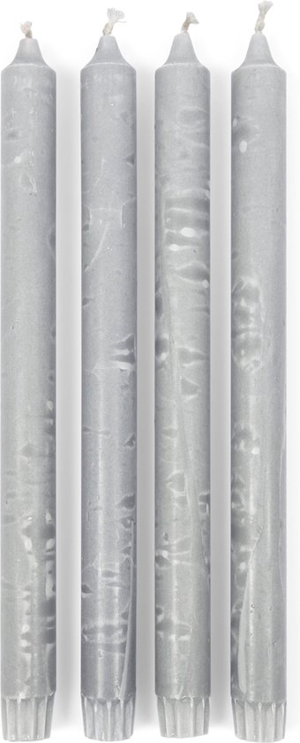 Horeca Candles - Stomkaarsen - ivoor - Set van 6 decoratieve kaarsen - 6 x 12 cm (2,36 x 4,72 inch) - 40 uur lang branden - ongeparfumeerd - Dripless - Rookloos - RAL Kwaliteit