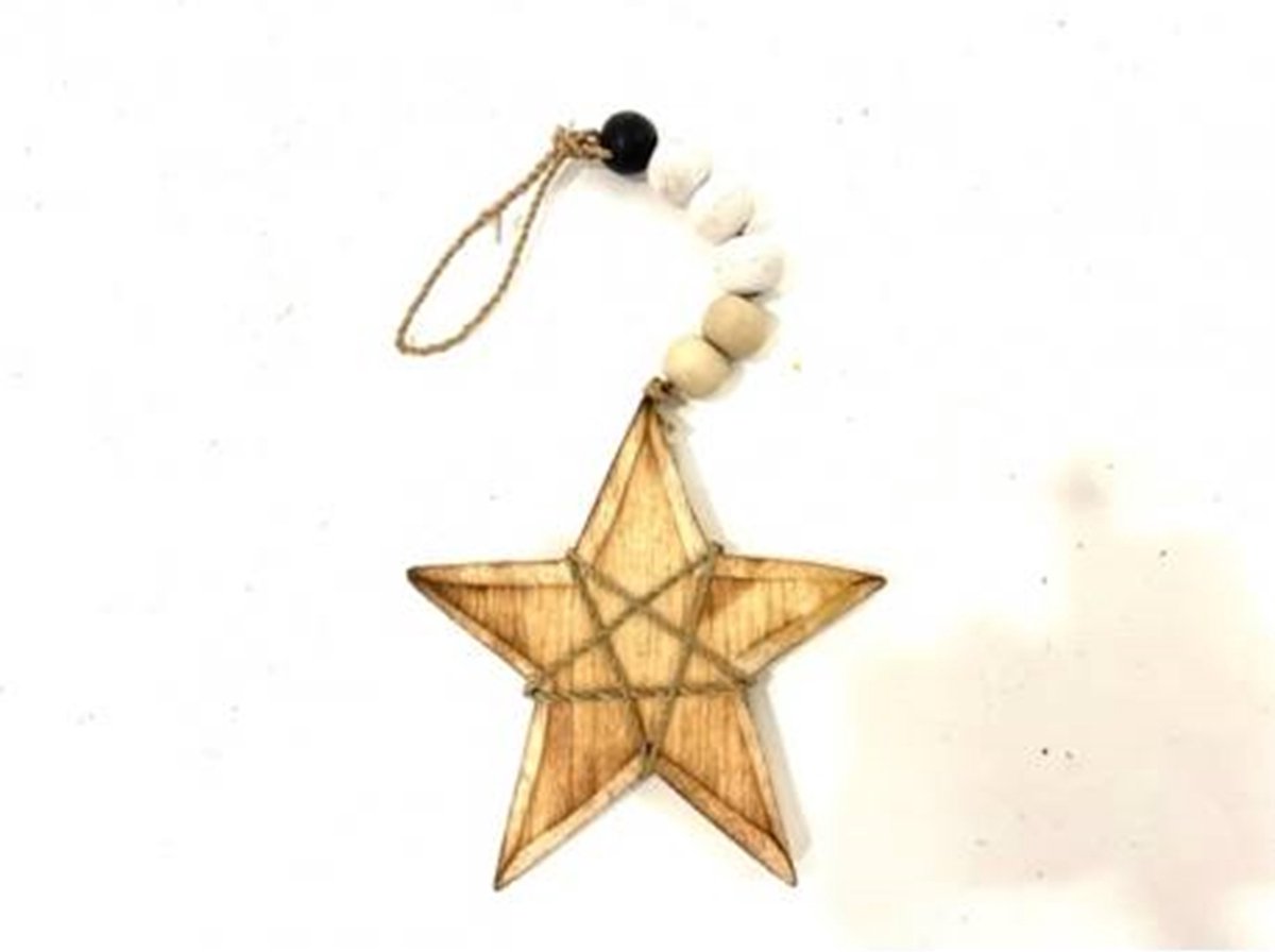 Hanging star beads