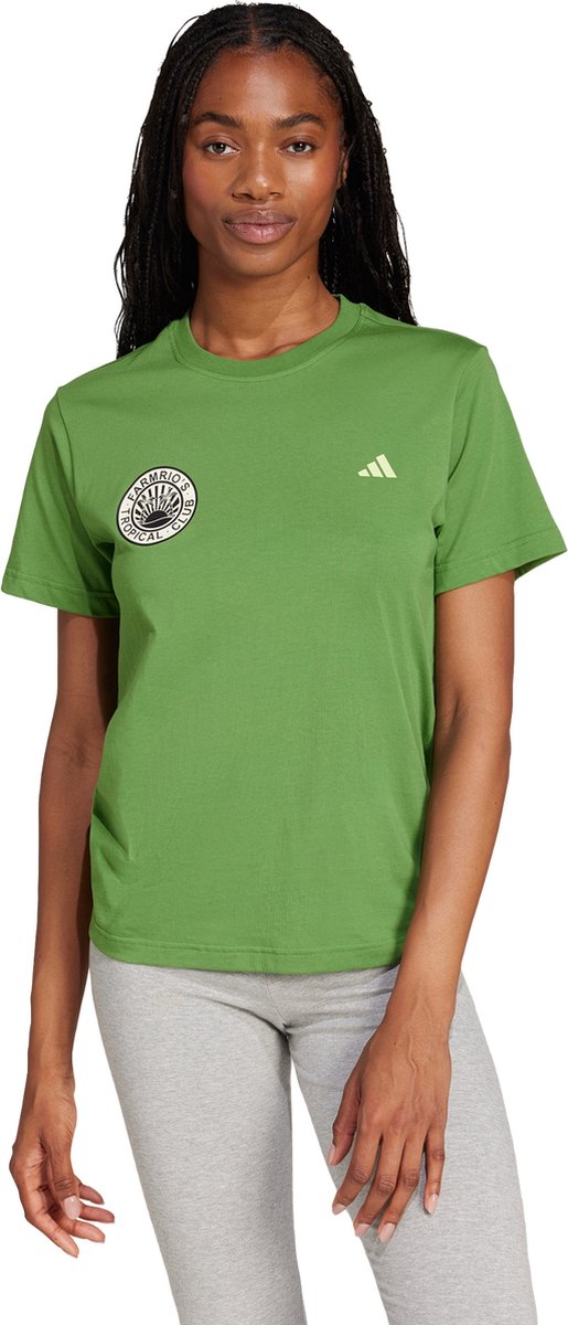 adidas Sportswear adidas x FARM Graphic T-shirt Dames Groen