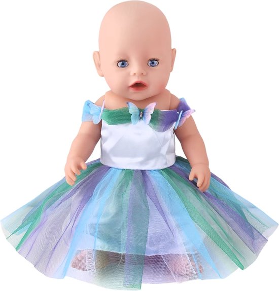 833612 BABY born Jurk met Hond (43 cm) | - Speelgoed