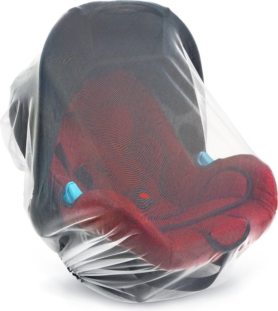 Baby Klamboe voor Kinderwagen, Buggy, Autostoel en Pack N Play - Met Nauwsluitend Elastiek en Trekkoord - 1000 Mesh en Cadeauverpakking van Merkloos — afbeelding 2