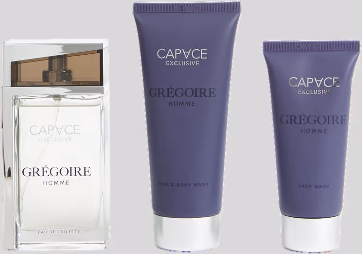 Goedkoopste Capace Exclusive Homme giftset Grégoire pour Homme 3-delig