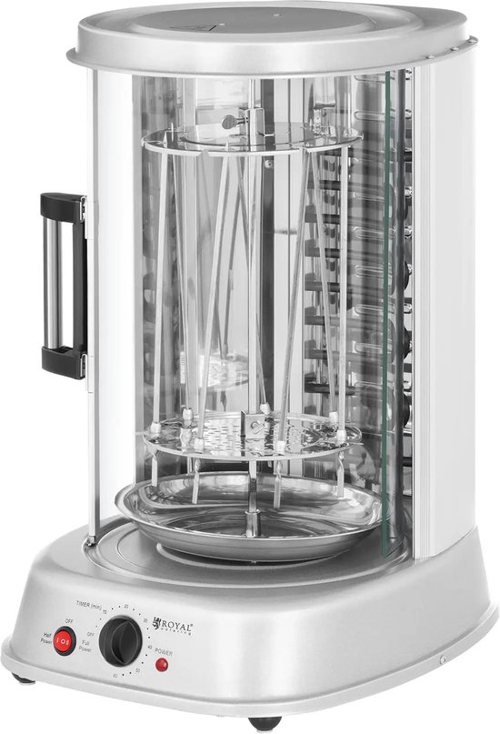 Verticale grill- 3-in-1 - 1.800 W - 31 L - Royal Catering — afbeelding 3
