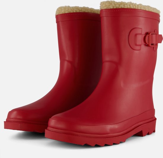 XQ Footwear Regenlaarzen rood Rubber - Maat 28
