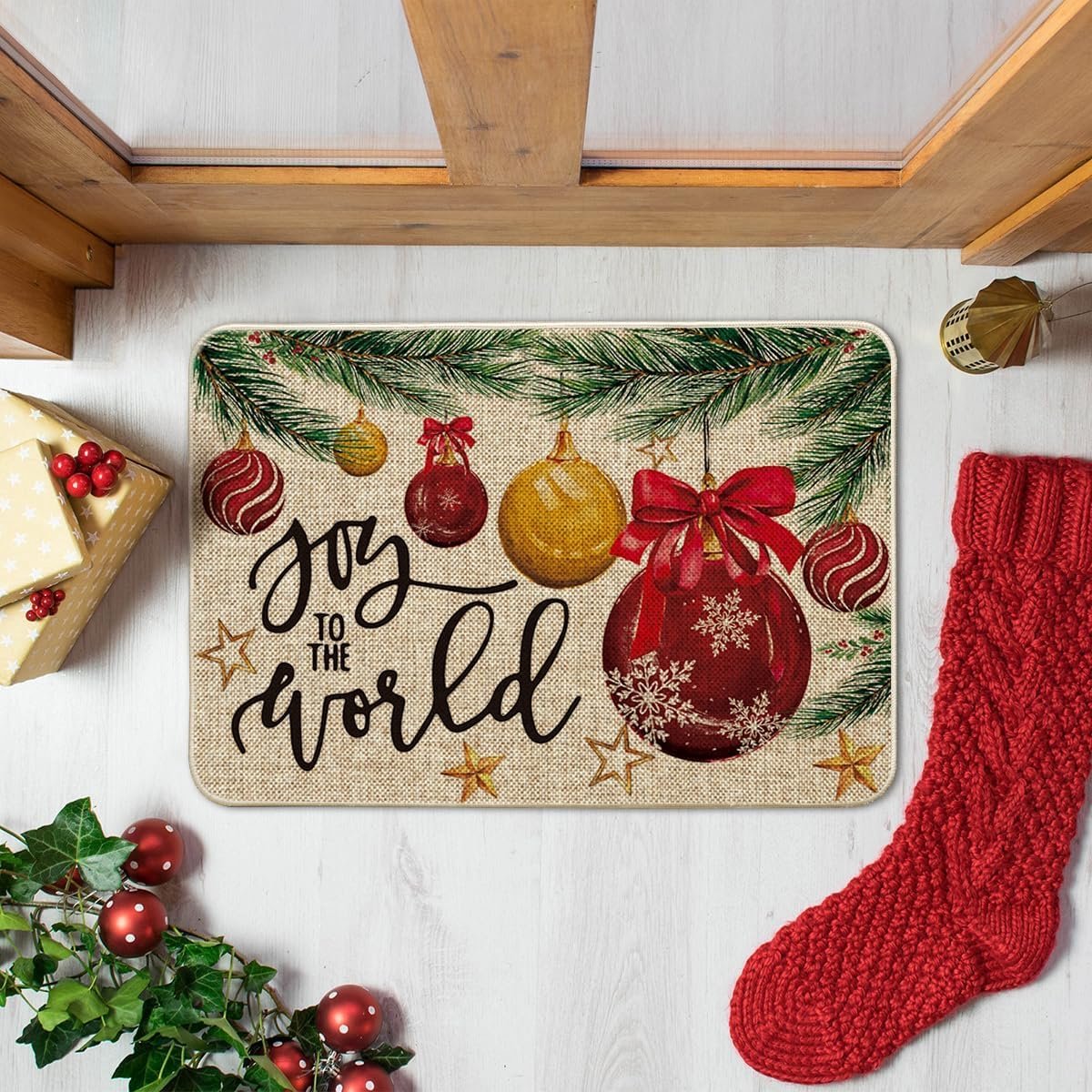 Kerst deurmat 40 x 60 cm
