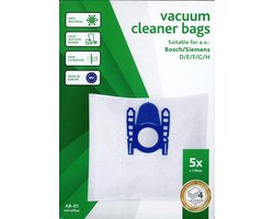 Vacustock stofzuigerzakken 5 stuks - Geschikt voor BOSCH - Siemens D/E/F/G/H/ - AB-01 - Micro Fiber High Quality