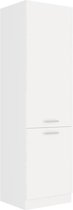 ATLAS Meuble de cuisine 2 portes - L 60 x P 58 x H 210 cm - Décor Wit