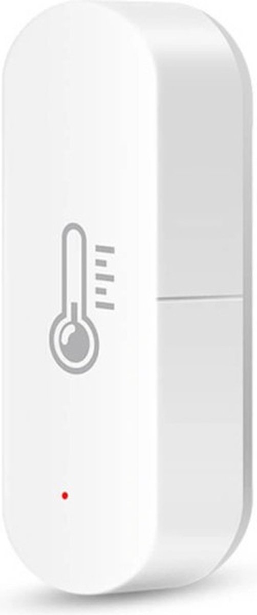 Comboss WiFi Hygrometer Thermometer Sensor, Draadloze temperatuur- en vochtigheidssensor met afstandsapp-meldingsalarm, Werkt met de Tuya-app (2 stuk