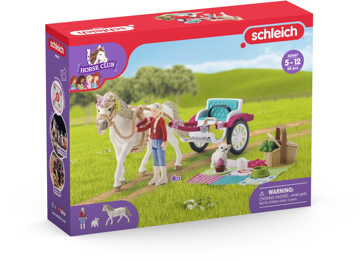 schleich HORSE CLUB Speelfigurenset - Koets voor paardenshow - Kinderspeelgoed voor Jongens en Meisjes - 5 tot 12 jaar - 33 Onderdelen - 42467 — afbeelding 7