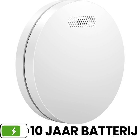 Aroha Safety Pro Rookmelder - 10 jaar batterij & sensor - Extra dun design rookmelder, brandmelder per stuk
