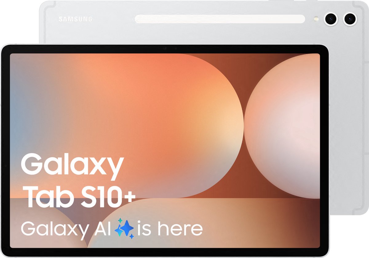 SAMSUNG Galaxy Tab S10+ - 12.4 inch - 256 GB - Zilver - Wifi