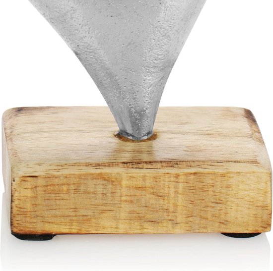 thumbnail: COM-FOUR Houten Decoratiehart Met Vogels – Displayhart Op Voet Voor Liefdevolle Decor | Cadeau Voor Valentijnsdag