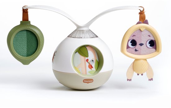 Tiny Love - Tummy Time Muziekmobiel - Boho Chic - 360° draaiende armen, muziek & lichtjes