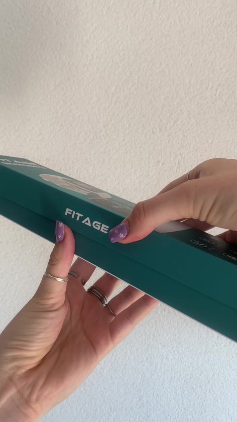FITAGE Smartwatch - Smartwatches - Stappenteller - Sporthorloge - Smart watch - Activity Tracker - Dames en Heren - Zwart