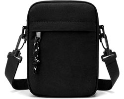 Nektasje - Reisportemonnee Crossbody Schoudertas - Waterafstotend Oxford - Unisex - Compacte Reistas voor op Reis en Vakantie - Telefoontasje met Nekkoord - 4 Compartimenten - Voor Dagelijks Gebruik - Zwart Nektasje - Reisportemonnee Crossbody Schoudertas - Waterafstotend Oxford - Unisex - Compacte Reistas voor op Reis en Vakantie - Telefoontasje met Nekkoord - 4 Compartimenten - Voor Dagelijks Gebruik - Zwart