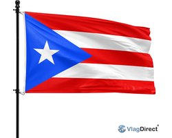 VlagDirect - Puerto Ricaanse vlag - Puerto Rico vlag - 90 x 150 cm.