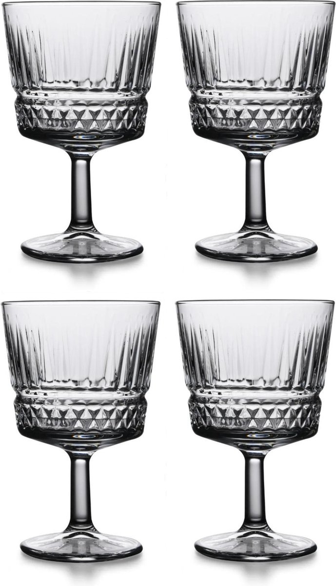 Pasabahce - Elysia cocktailglazen - wijnglazen - 4 stuks - 260 ml