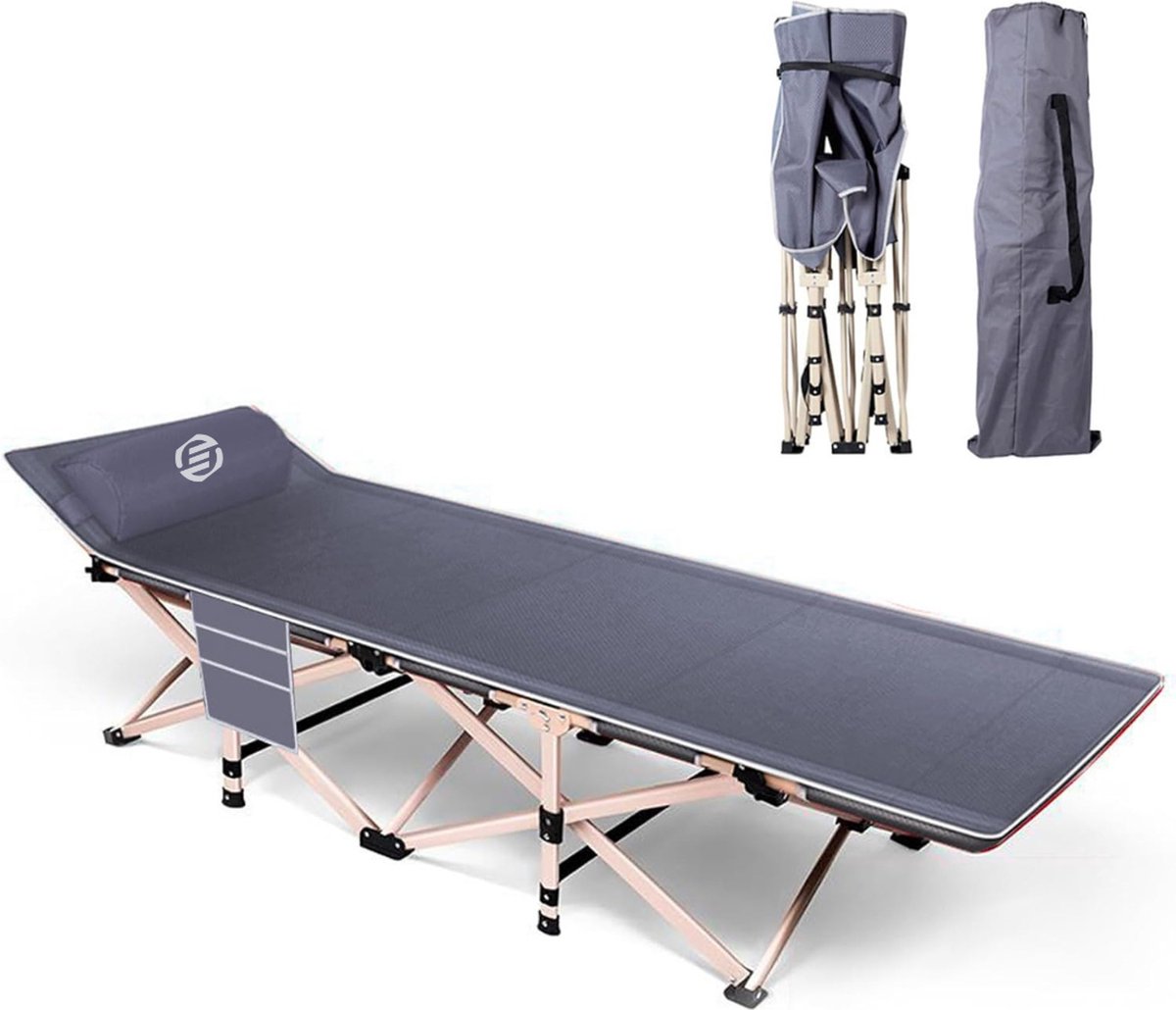 Equivera Veldbed - Kampeerbed - Veldbedden - Veldbed Kamperen - Kampeermatras