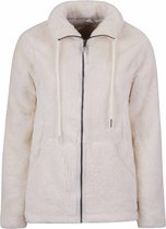 BJØRNSON Elin Coral Fleece Vest Dames 4 seizoenen - Zacht - Maat 52 - Off-White