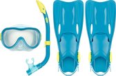 Waimea Diving Set - Masque / Tuba / Palmes - Kids - Blauw - 35-38