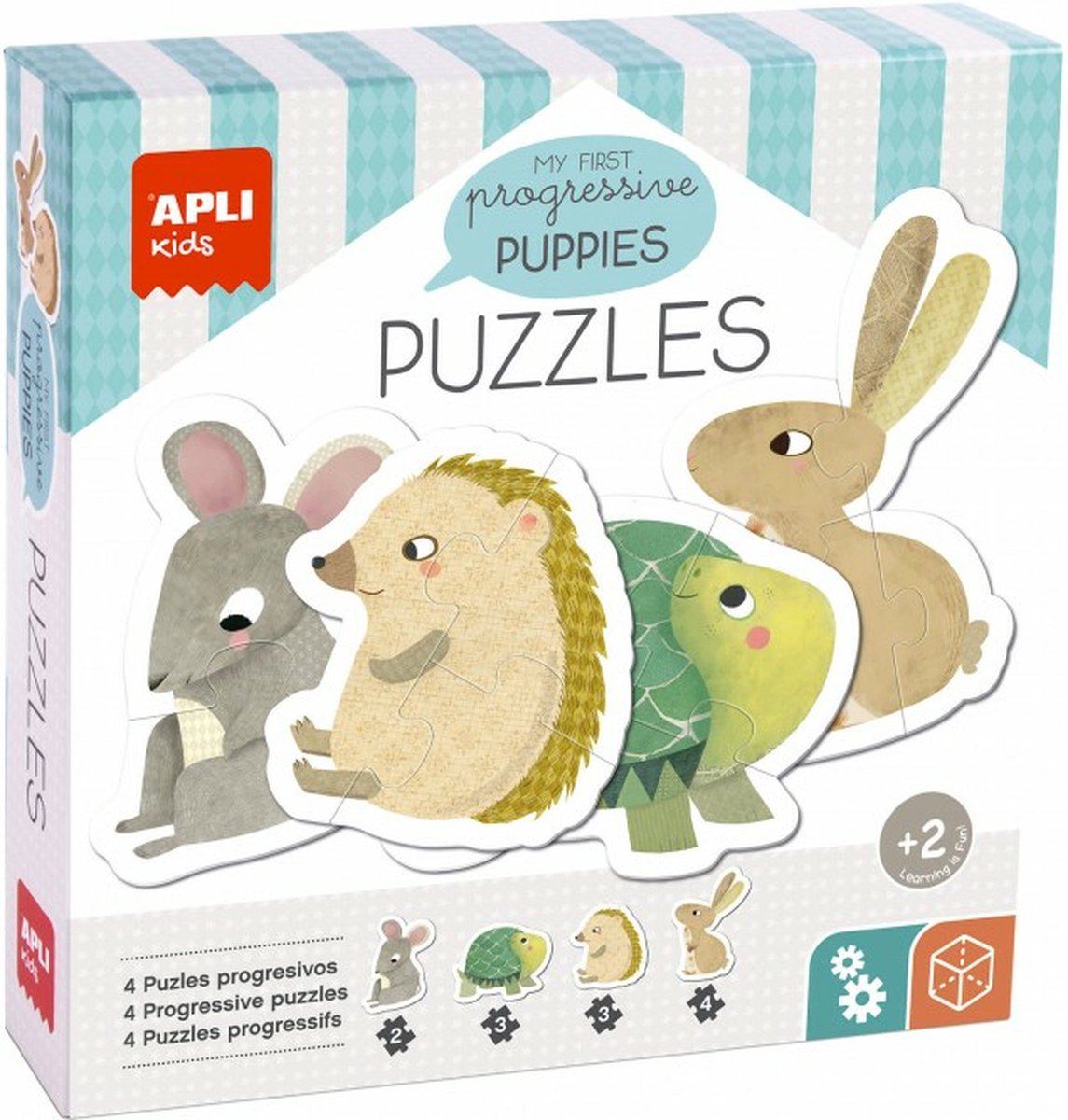 APLI Kids 19439, 12 stuk(s), Dieren, 2 jaar