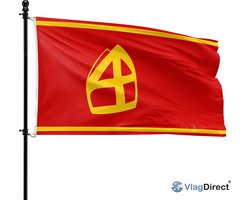 VlagDirect - Sinterklaas vlag - 5 december vlag - 90 x 150 cm.