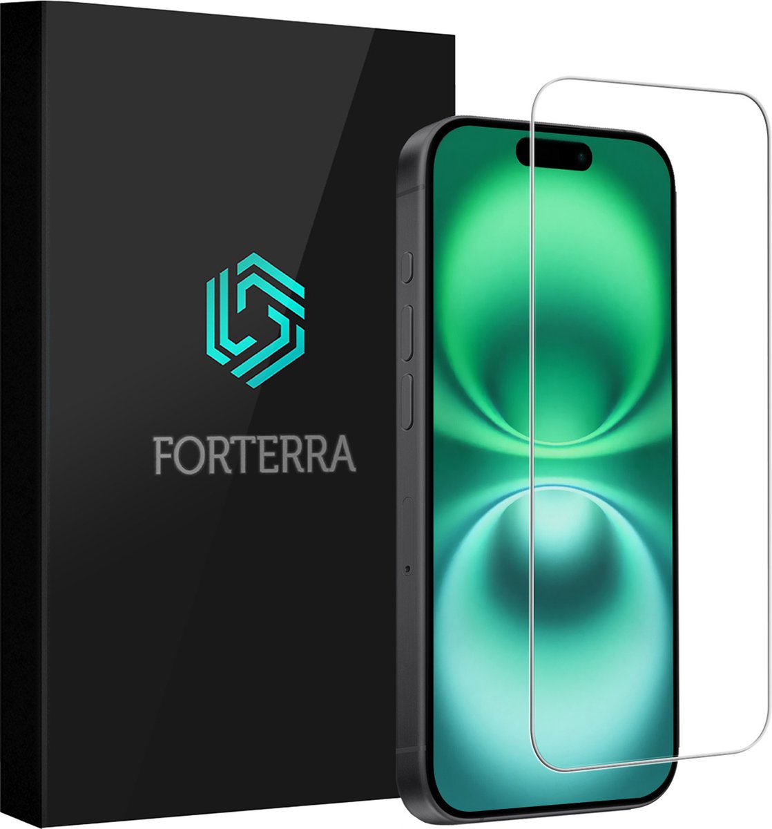 Screenprotector Geschikt voor Apple iPhone 16 - Volledige Dekking - Beschermglas - Gehard Glas - Tempered Glass - Screen Protector