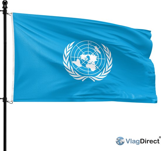 VlagDirect - drapeau des Nations Unies - 90 x 150 cm