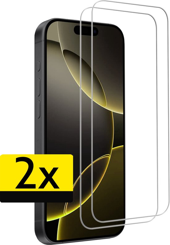 TORRAS Beschermfolie voor iPhone 16, pantserglas