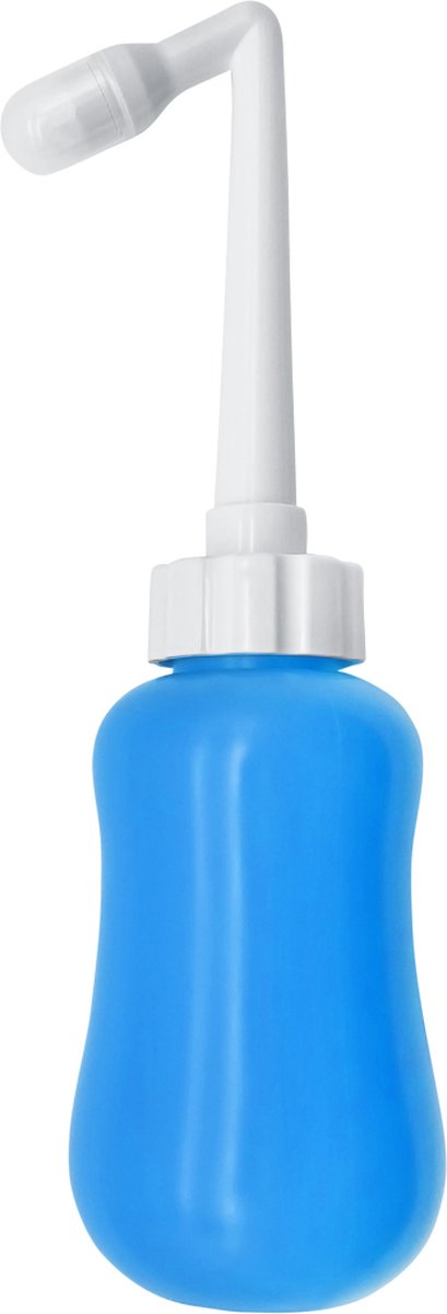 Goedkoopste Purepeak Peri Bottle - Intieme Hygiene - Vaginale Douche - Blauw - 380 ml - Spoelfles