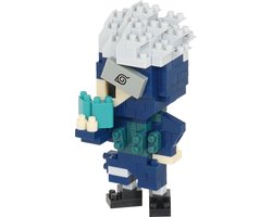 Bandai - Nanoblock - Kakashi Hatake - Naruto Shippuden - Mini Brick figuur - Bouwset - Pixel Manga figuur bouwpakket - NBCC137