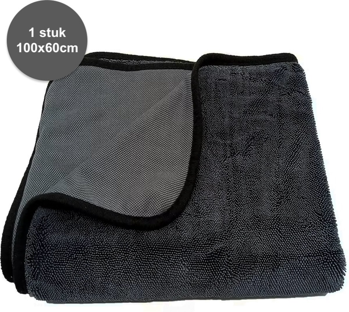 Goedkoopste Dooki® Microvezeldoek – Droogdoek – Raamdoek Streepvrij – Droogdoek Auto – Microvezeldoeken – Schoonmaakdoekjes – Auto droogdoek – Auto schoonmaak – Antraciet – 100 x 60cm