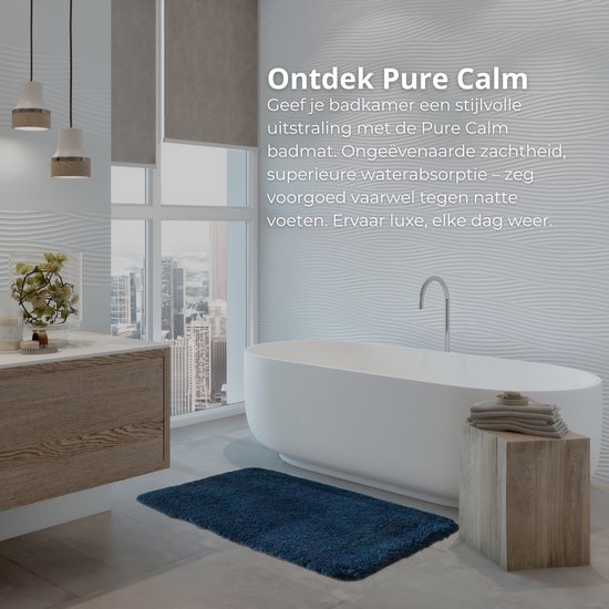 casa pura Microvezel Badmat - Badkamer | Antislip Badkamerdeken | Waterabsorberende, Sneldrogende et Machinewasbare | Zacht Badkamermat | Badtapijt Voor Badkuip, Douche en Badkamer (Lichtroze - 50x80 cm
