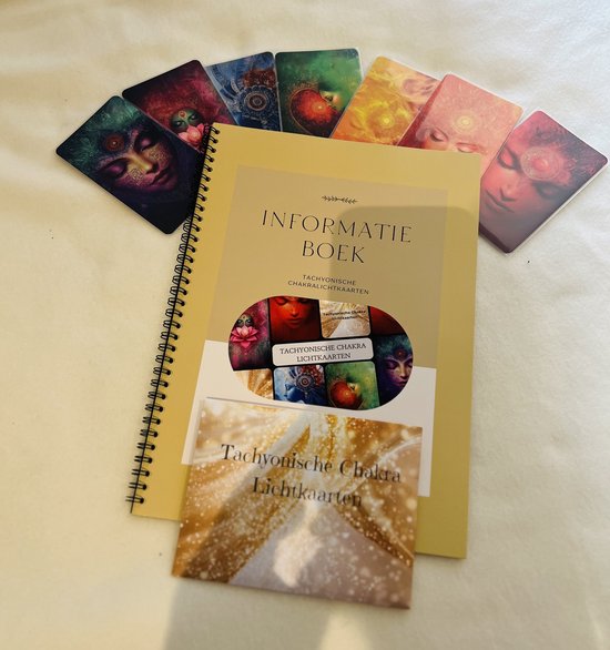 Tachyonische Lichtkaarten – Chakra kaarten met Tachyon Energie voor balans, heling en energetische bescherming – Set met uitlegboekje – Nederlands