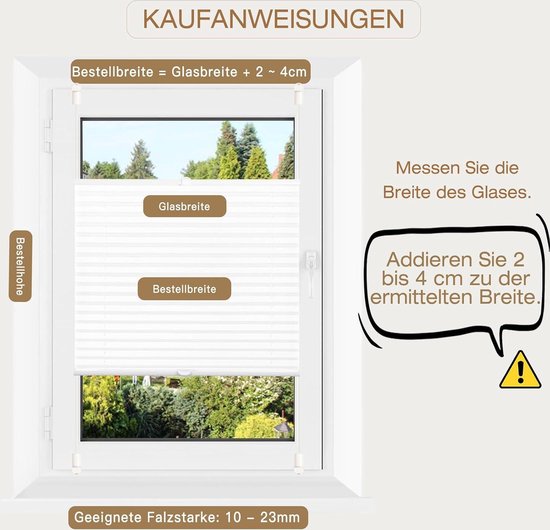 Store Plissé De Rechange Pour Supports De Serrage, Accessoires De Fixation Pour Store Plissé Avec Quatre Cordons De Serrage - Sans Perçage