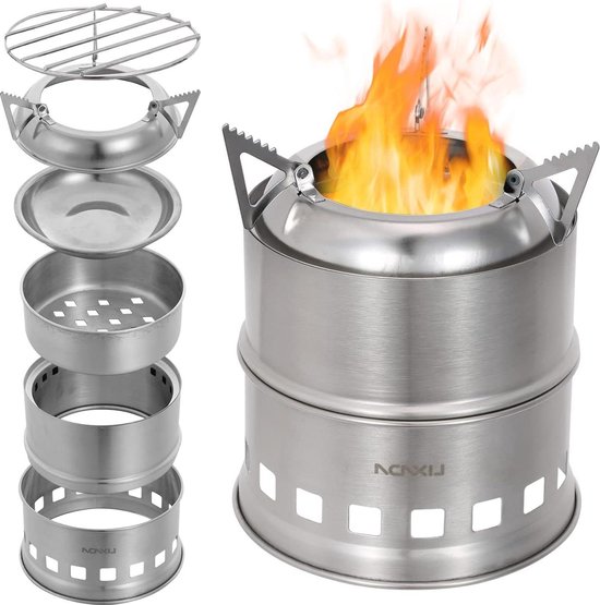 Norlander Camping Kookstel - Draagbaar Gasstel voor Kamperen - Kampeeraccessoires Norlander Camping Kookstel - Draagbaar Gasstel voor Kamperen - Kampeeraccessoires