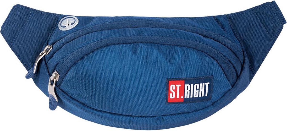 St.Right - heuptas - 30x14x4cm - marineblauw - crossbody bag