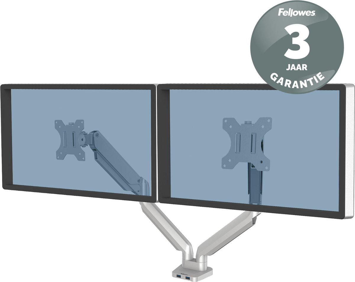 Fellowes Platinum - Monitor Arm - Tot 32 inch - 2 schermen thumbnail 4