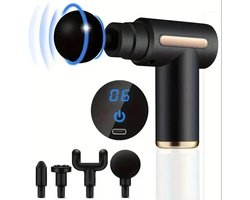 Massage Gun - Massage Apparaat - Massage Gun Professioneel - Diep Weefsel - Spierontspanning - Fitness Tool - Zwart