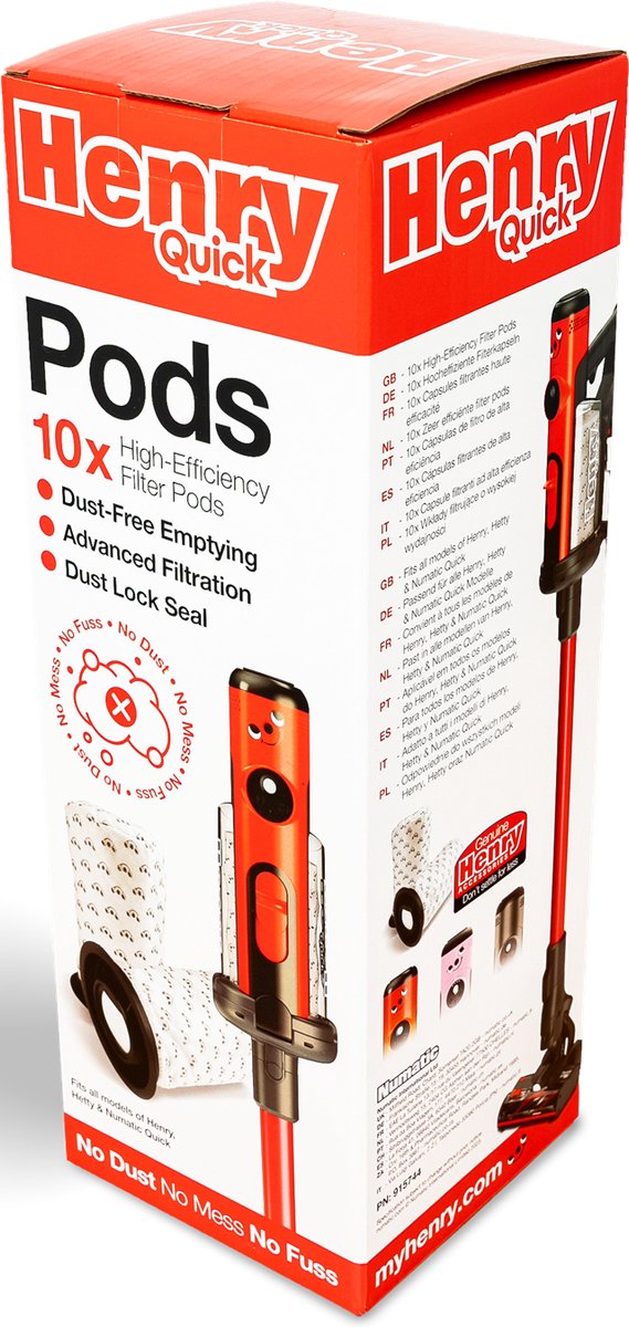 Numatic Stofzak pods NQ100 / Quick Steelstofzuiger