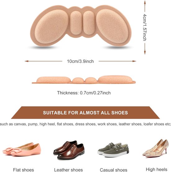 Hielkussens Inlegzolen Voor Te Grote Schoenen PRO-Deals