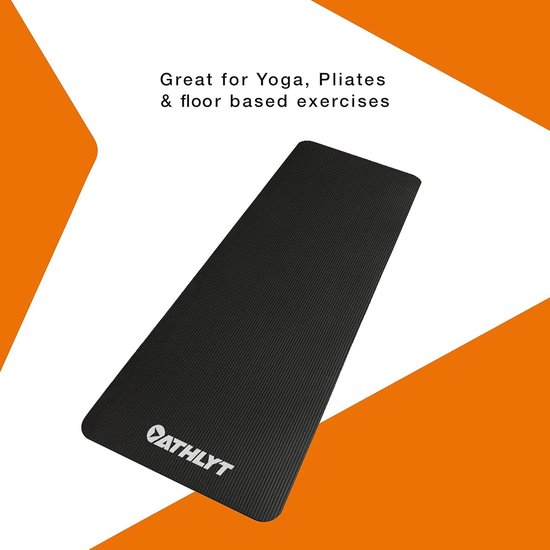 Gymnastiekmat zwart - voor fitness, yoga en pilates van Gymna — afbeelding 2