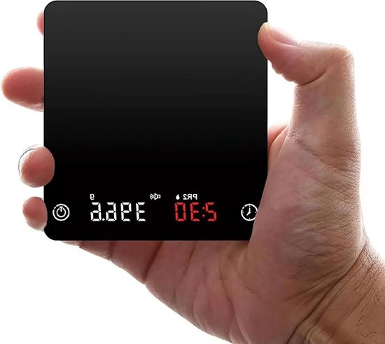 Koffieweegschaal C80 0.1 g - 3 KG met tarra en timer functie
