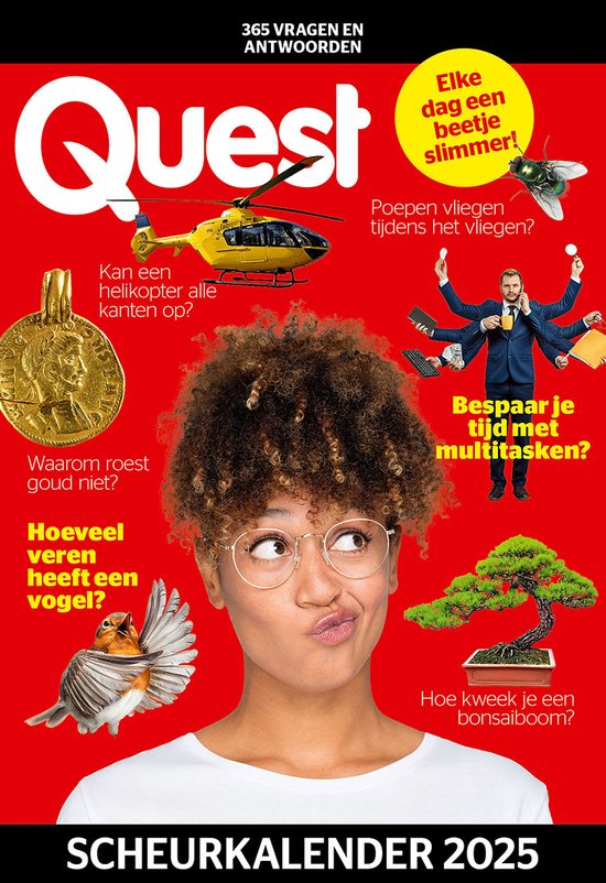 Quest Scheurkalender 2025 uitverkoop op=op bol