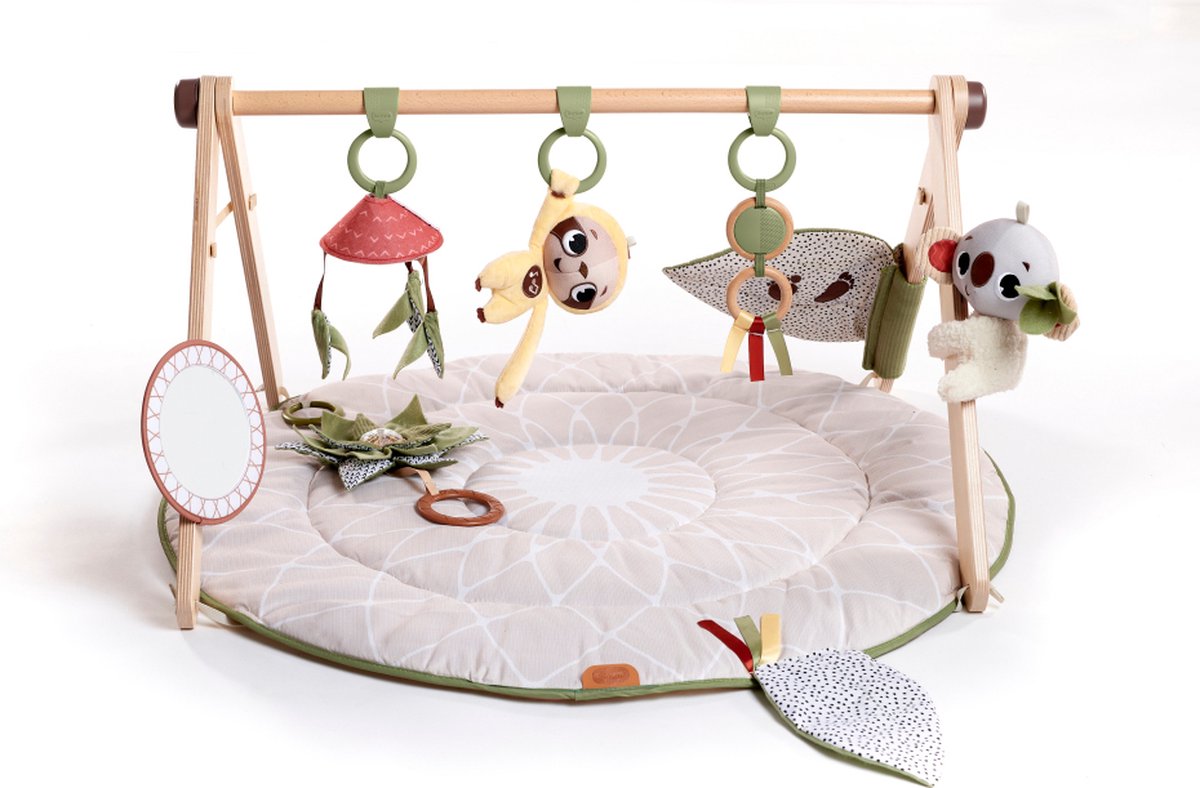 Tiny Love Boho Chic Luxe Developmental Gymini, Speelkleed voor Baby's, Houten Speelgoed Boog, Vanaf 0 Maanden — afbeelding 4