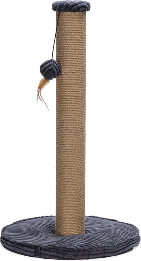 Designed by Lotte Ribbed - Krabpaal - Antraciet - 41x41x70 cm