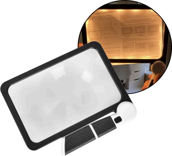 Leesloep met Verlichting en 5x vergroting