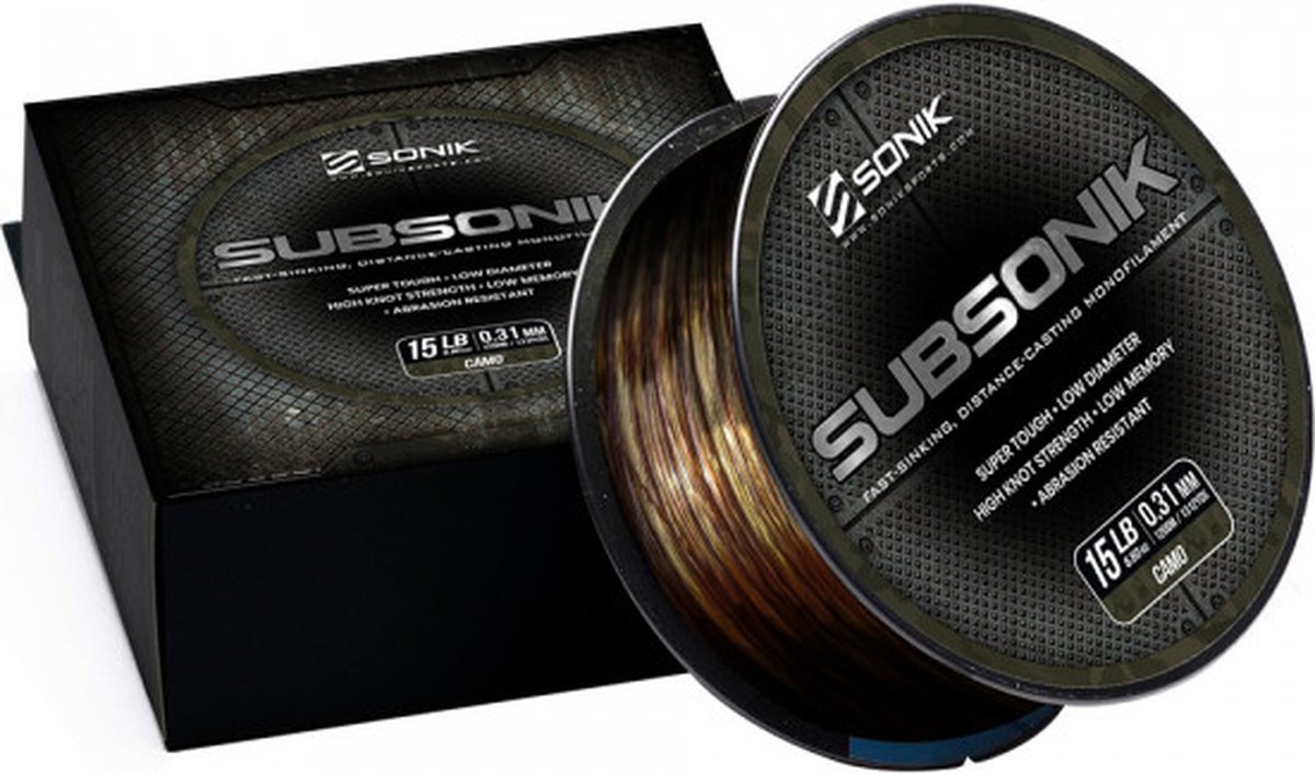 Subsonik Monofilament | 1200m 0.38mm Camo